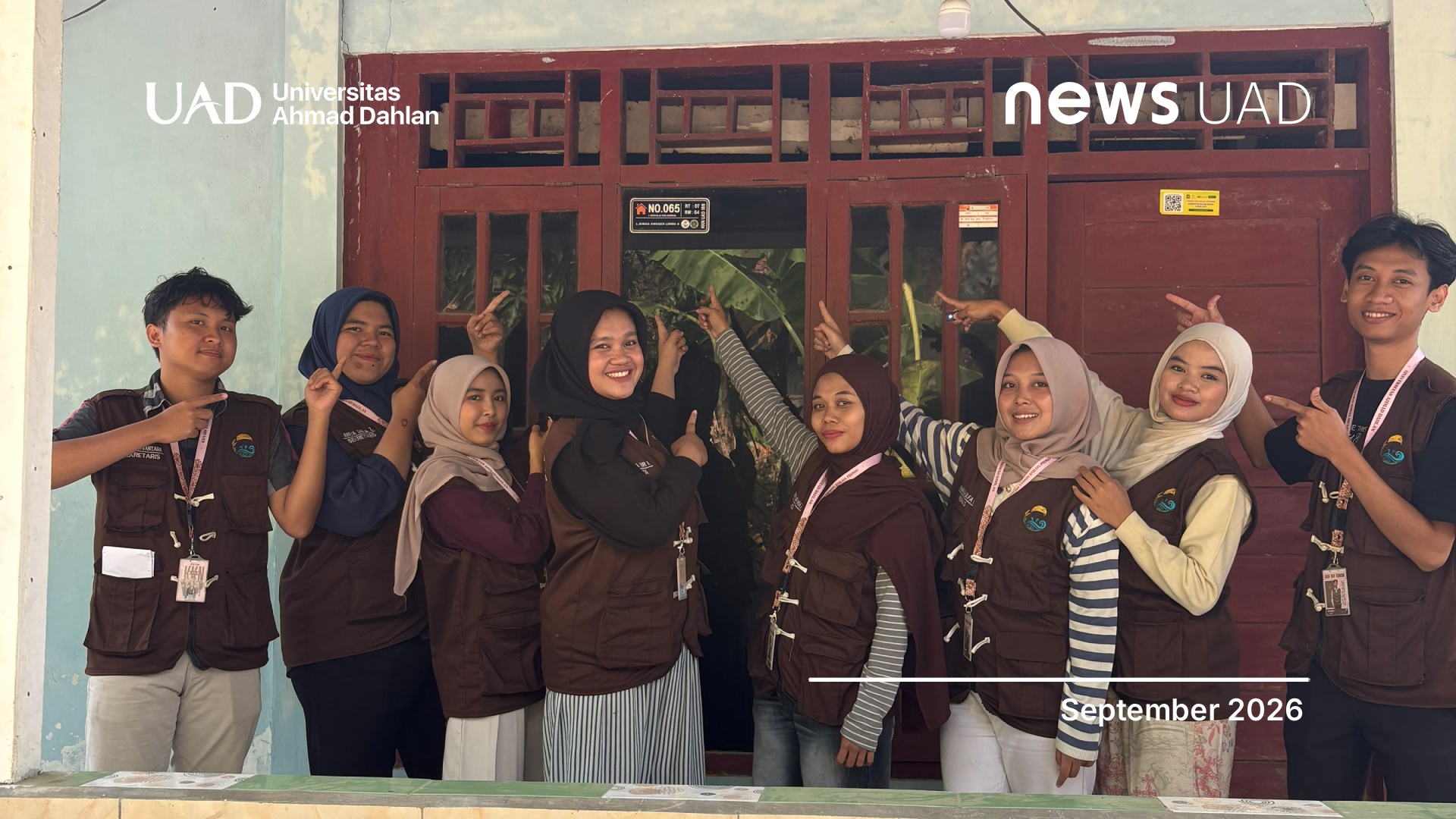 KKN UAD Buat Inovasi Penataan Identitas Alamat Rumah di Padukuhan Glaheng, Kulon Progo