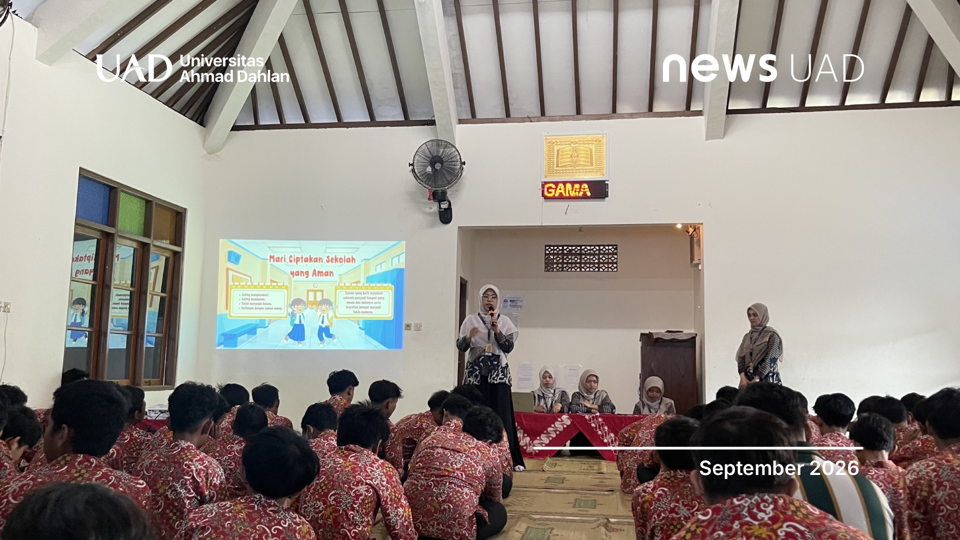 Cegah Perundungan di Sekolah, Mahasiswa KKN UAD Edukasi Siswa SMP Muhammadiyah Pleret