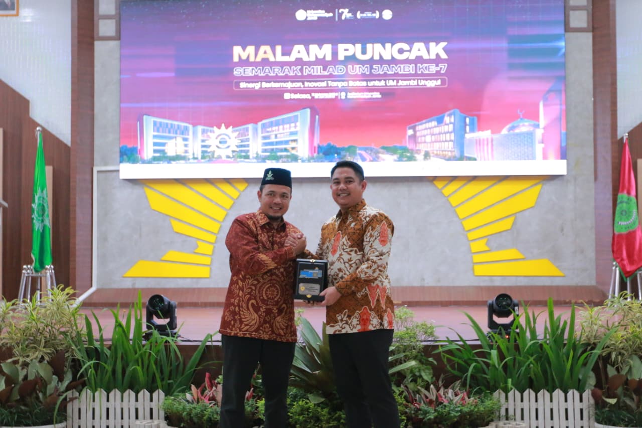 Wamen P2MI Dzulfikar Ahmad Tawalla Hadiri Resepsi Milad ke-7 UM Jambi, Dorong Kampus Cetak Pekerja Global dan Wirausaha Muda