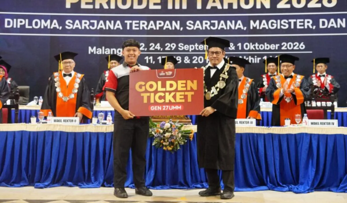 Buka PMB Gen 27 TA 2027/2028, UMM Siapkan 10 Beasiswa dan Bebas Biaya Daftar