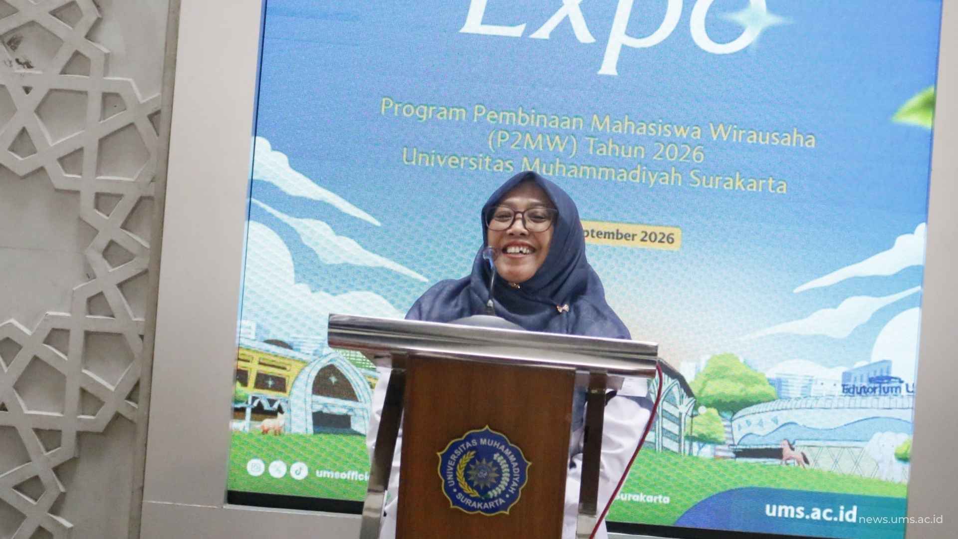 Sambutan oleh Siti Azizah Susilawati, S.Si., M.P., Ph.D.