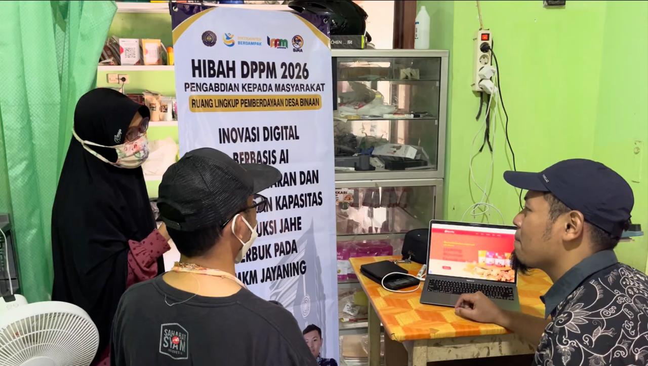 UNIMMA Bantu UMKM Jayaning Naik Kelas lewat Pemanfaatan AI dan Teknologi Tepat Guna