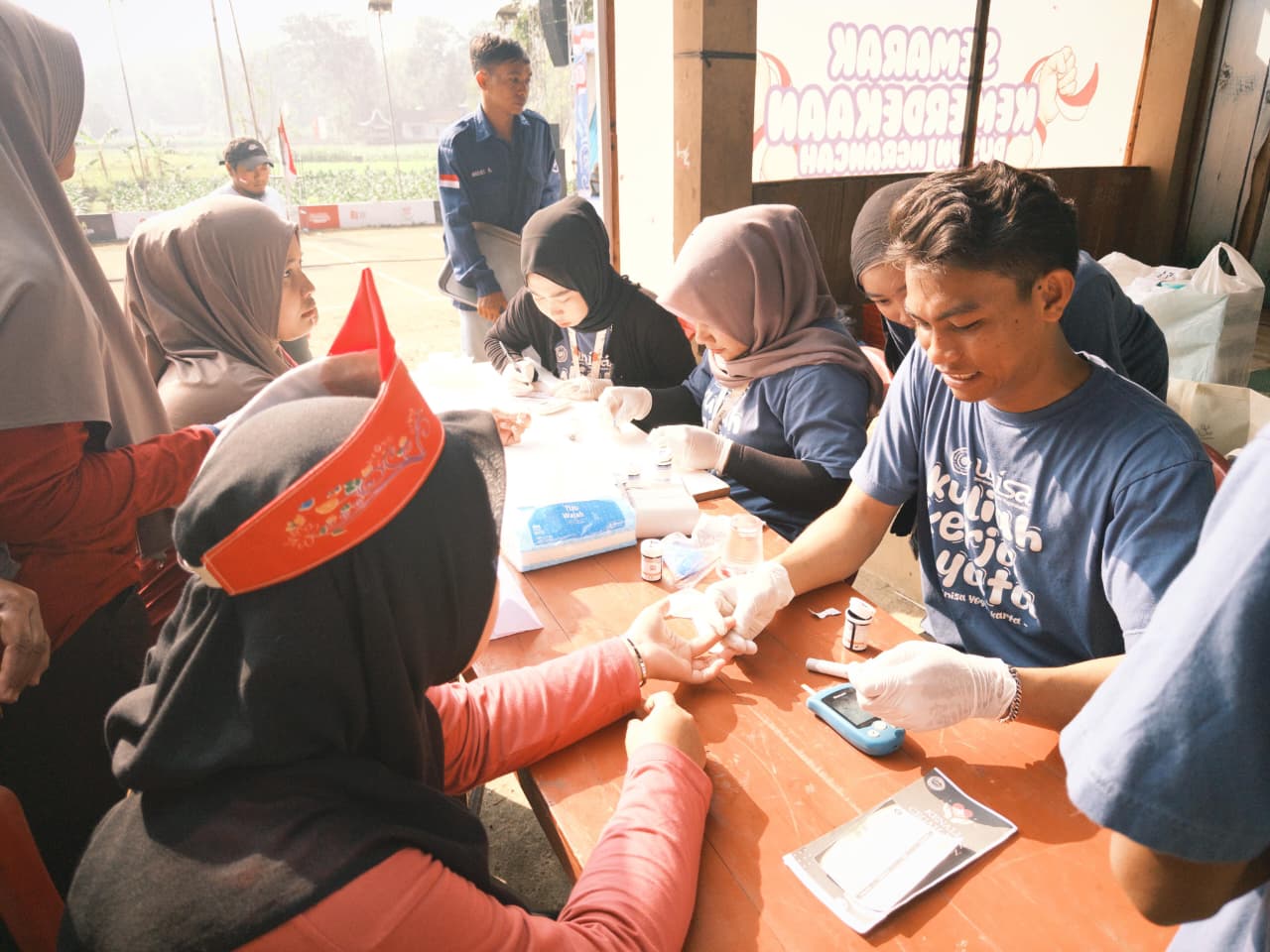 Ratusan Warga Ngrancah Serbu Cek Kesehatan Gratis
