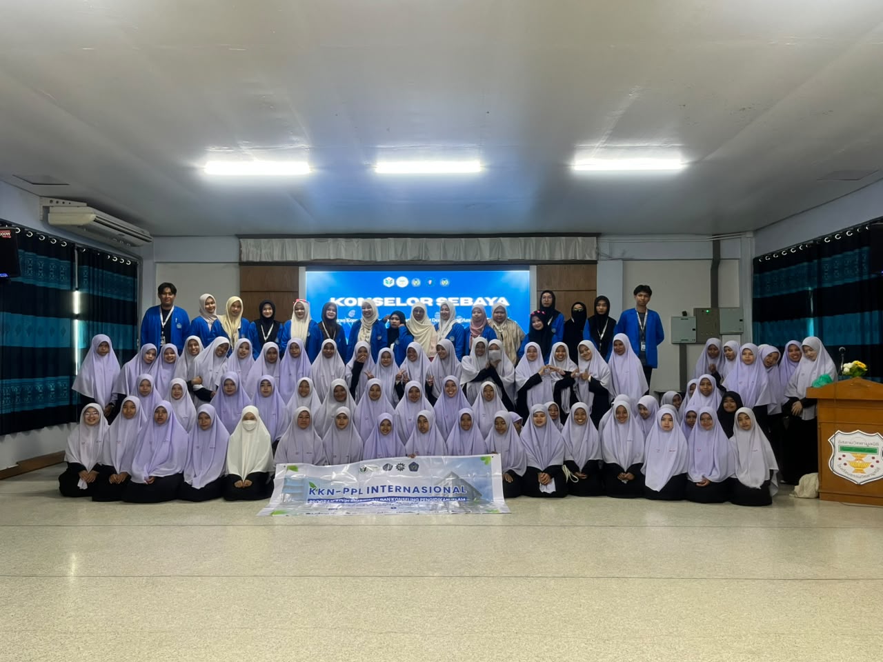 KKN-PPL Internasional BKPI Unismuh Latih 139 Siswa Jadi Konselor Sebaya di Thailand